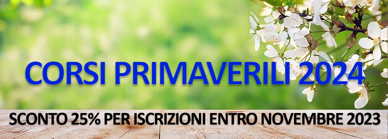 corsi in partenza primavera 2024
