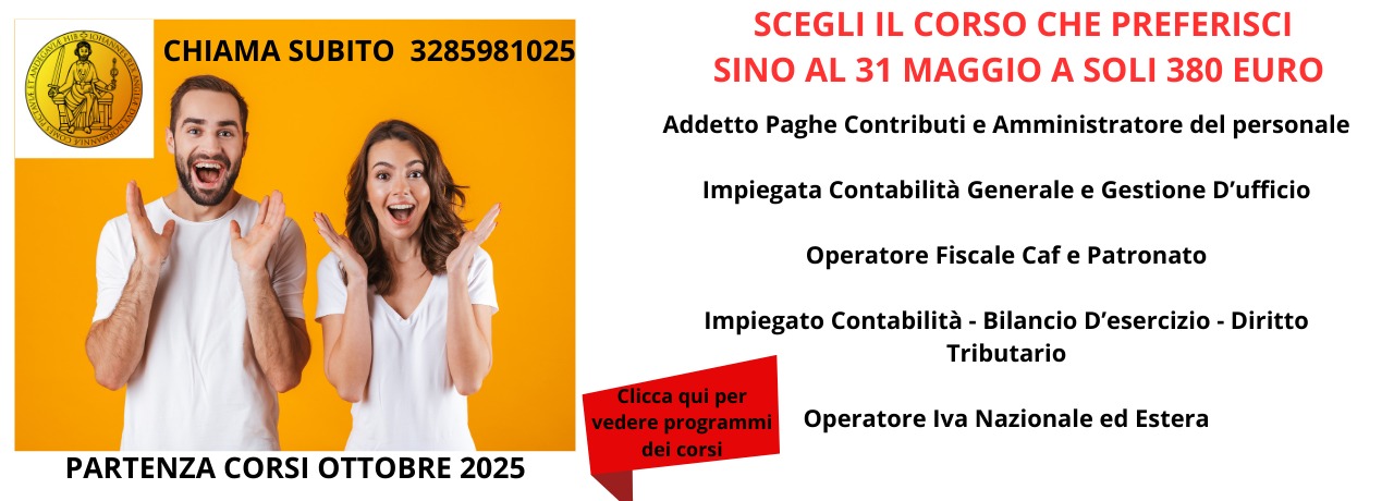 corsi anno accademico 2025-2026
