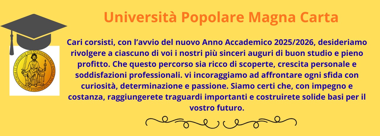 corsi anno accademico 2025-2026